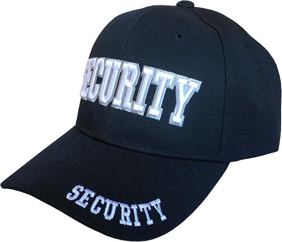 AborenCo Security Law Enforcement Headwear 3D Embroidered Baseball Cap Hat, Adjustable