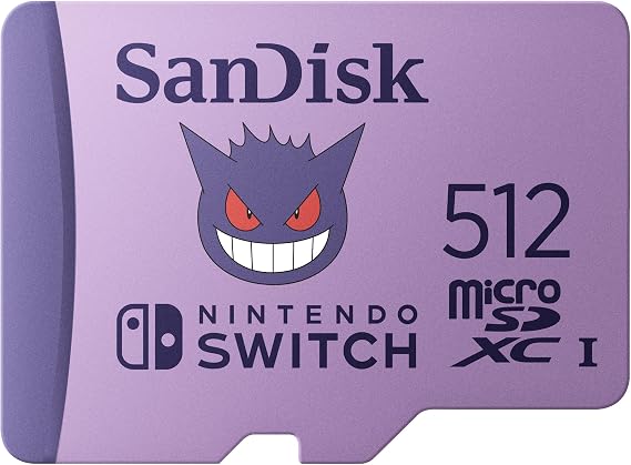 SanDisk Pokemon Micro SD Card for Nintendo Switch 512GB