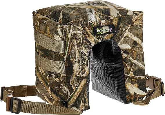 LensCoat Camouflage Camera Lens Support Bean Bag Platform LensSack Pro Jr, Realtree Max5 (lclspjm5)