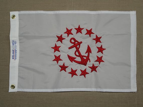 Annin Flagmakers Rear Commodore Flag 12X18