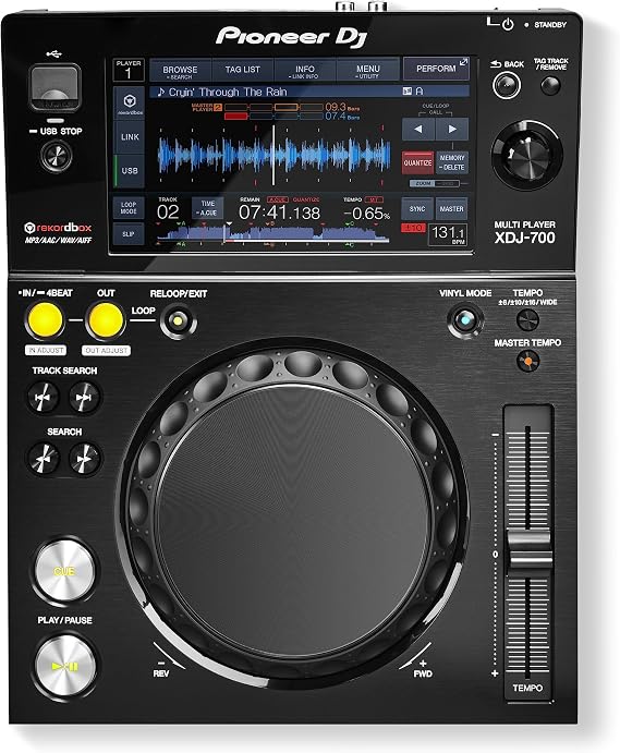 Pioneer DJ XDJ-700 Compact DJ Multi Player, Touchscreen, rekordbox
