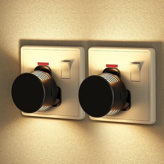 JandCase Night Light Plug in Wall with Dusk to Dawn Sensor 3000K [Energy Class F]