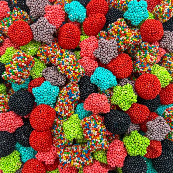 Crunchy Gummy Candy Mix, Sweet & Sour Fruit Flavors, 2 Lb Bag