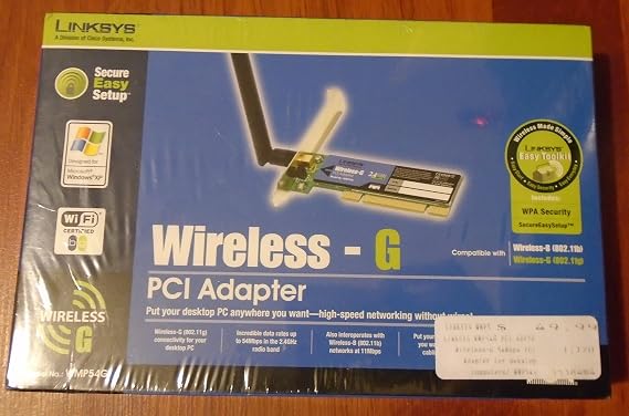 Cisco-Linksys WMP54G Wireless-G PCI Adapter