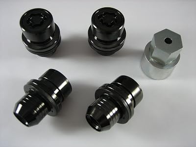 Genuine Land Rover Gloss Black Wheel Lock Set for LR3 LR4 Range Rover and Sport
