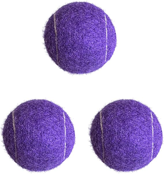 Tennis Balls, 3 Pack Advanced Training & Practice Tennis Balls for Beginners, High Visibility Pet Dog Playing Balls