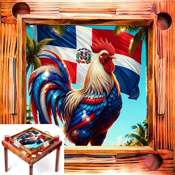 Premium Mesa de Domino Dominicana Premium | Dominican Domino Table (Design 03)