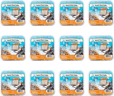 12 Pack Pine Tree Farms Insect Suet Cakes 12 oz. 1470 Made in USA