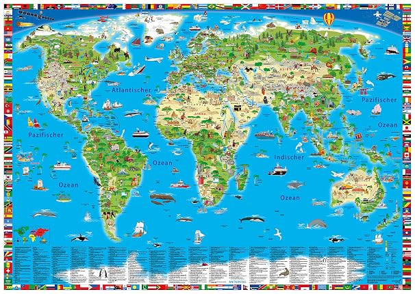 Experience illustrated world map Plano map: experience map